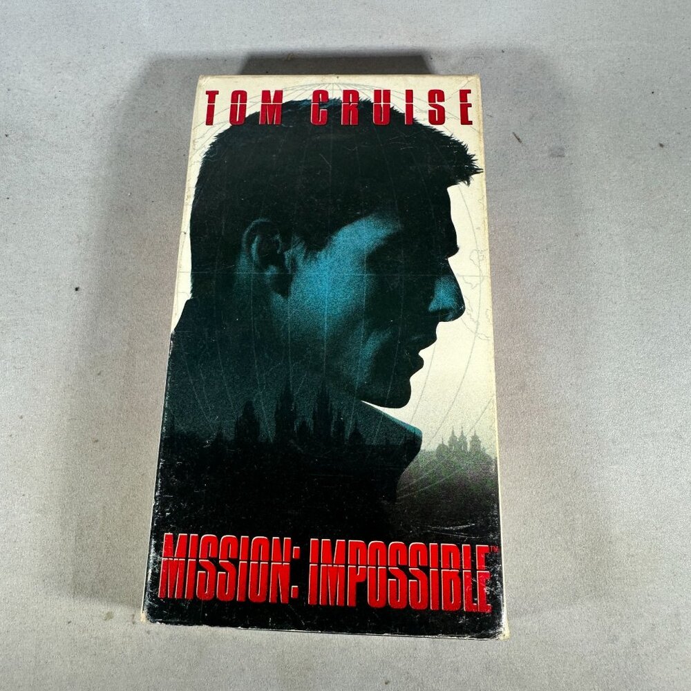 Mission Impossible VHS Tape Paramount Rated PG-13 1996 Tom Cruise